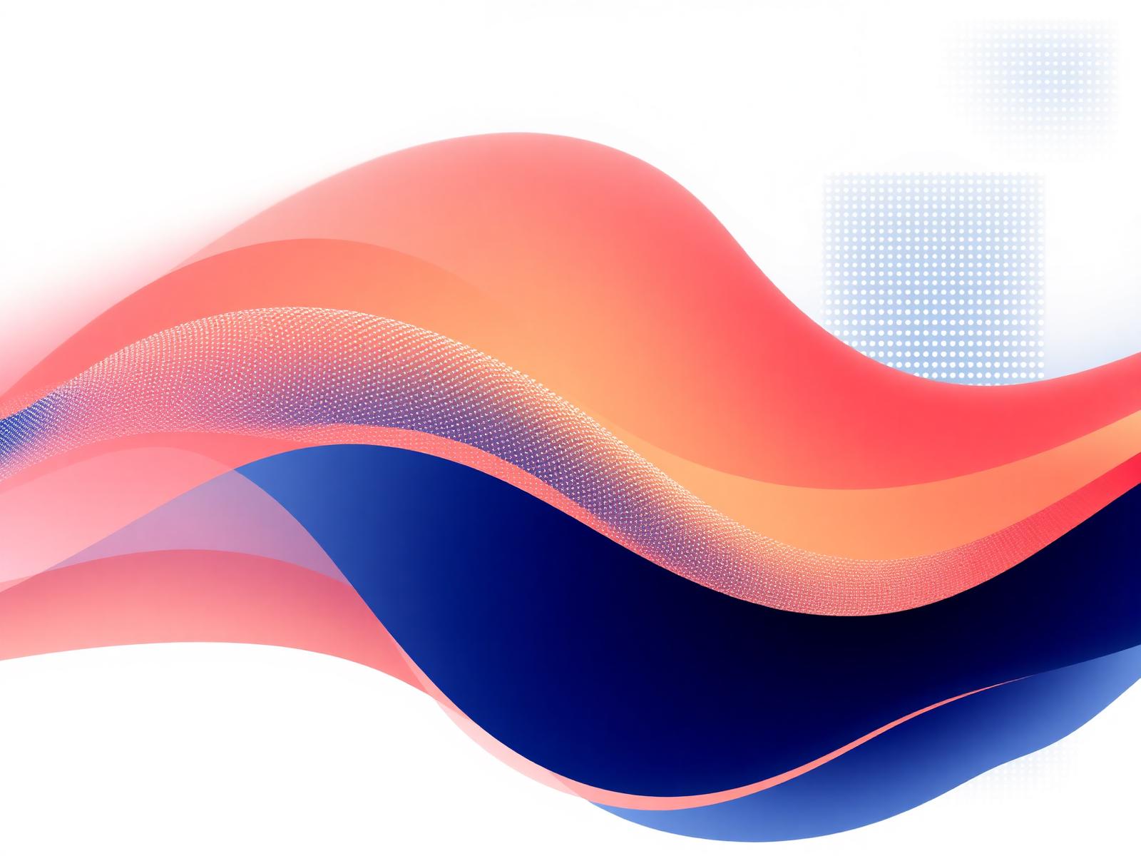 Abstract gradient waves representing AI-enabled marketing